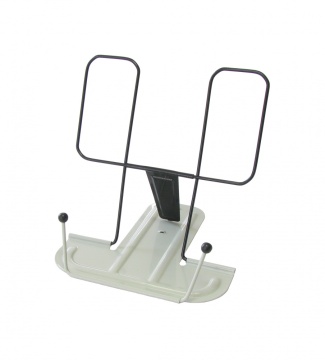 Подставка для книг, полностью металл, серая