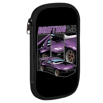 Пенал-косметичка (210*110*20) молния, ткань "Drift auto"