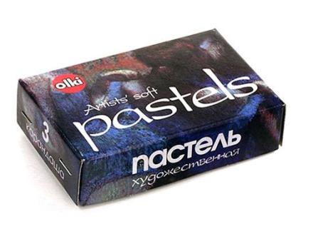 Пастель сухая OLKI 1цв./3кар. художественная мягкая, 803.10- Сепия