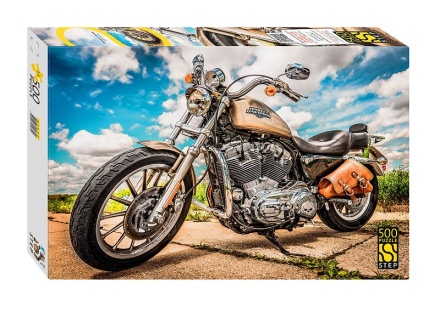 Пазлы 500 элементов 500*345мм. "Мотоцикл-легенда"