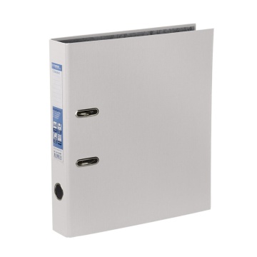 Регистратор А4  50мм PVC, Classic, белый, карман