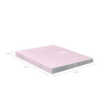 Тетрадь общая ученическая с пластиковой обложкой на скобе ErichKrause Brave cats, фиолетовый, А4, 48