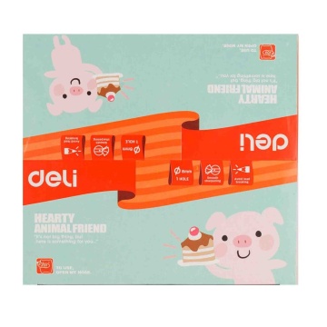 Точилка пласт. 1 отв. с контейнером, ассорти