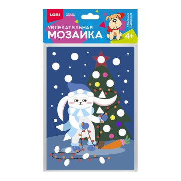 Аппликация из EVА 15*20см "Зайчик" 4+