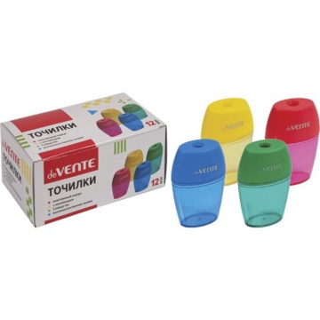 Точилка пласт. с контейнером 1 отв.