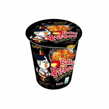 Лапша быстрого приготовления со вкусом жгучей курицы "SAMYANG"  70гр./банка