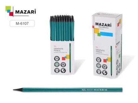 Карандаш Nil пластиковый, HB