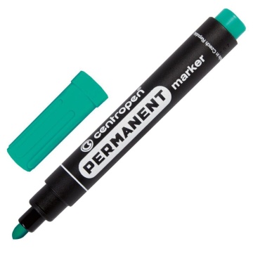 Маркер перманентный 2,5мм  зеленый