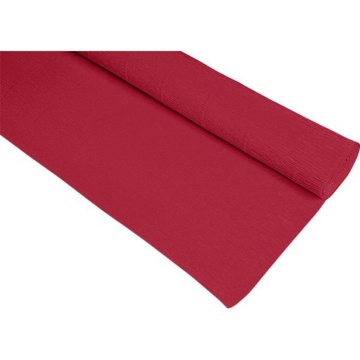 Бумага флористическая 50*250 140 г/м рулон креп Красная