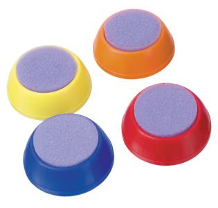 Увлажнитель для пальцев. Круглый. Губка. Цвет в ассортименте