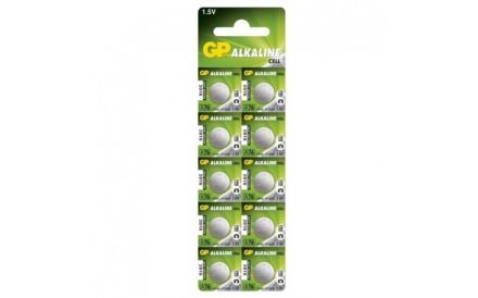 Батарейка-таблетка G-13 (LR44) GP Alkaline, блистер, цена за 1 шт