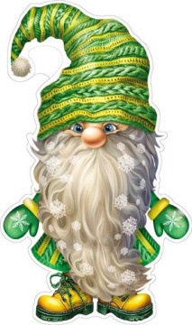 Плакат фигурный 22*23см "Снежинка"