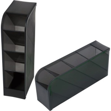 Подставка наст. "Pastel" 20*9*5,3см , 2 варианта расположения на столе , дымчато-серая