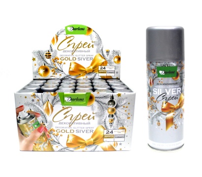 Снег-спрей 250мл серебро