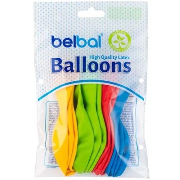 Набор шаров 14" Пастель "Тропические", 12шт/уп