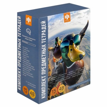 Комплект предметных тетрадей "Селфи" 15 шт в упаковке, 48л., выб.твин УФ-лак.