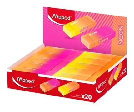 Ластик MAPED "NEON"  в дисплее