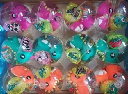 Мяч со светом 6,5см "В мире животных"