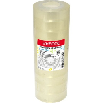 Скотч 15мм*33м, прозрачный канцелярский 35мкм