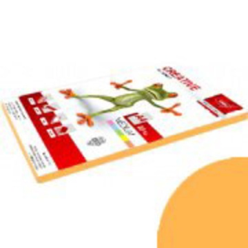 Бумага А4 цветная 100л МЕДИУМ, оранжевая