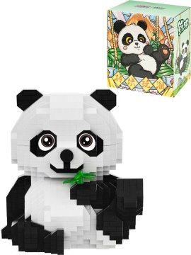 Конструктор пластм. Balody "Панда" 820 дет.