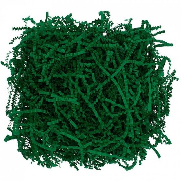 Наполнитель бумажный 50гр, 3 мм, изумруд