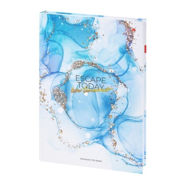 Тетрадь А4 7БЦ 160л кл. сшивка Альт "Мрамор" глянц.лам. БЕЗ ПОЛЕЙ