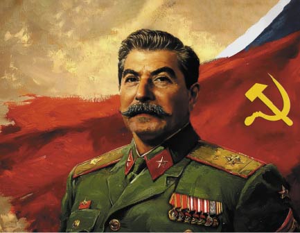 Календарь Трио металл+объем 295*720мм на 2026г. Сталин