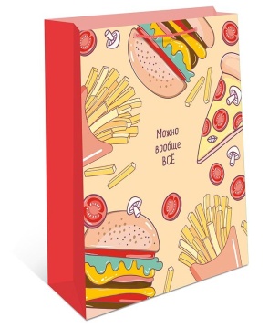 Пакет подар. бумажн. 33*42*10 см 150гр/м "Можно все"