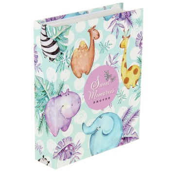 Фотоальбом 200 фото 10*15см Зверята