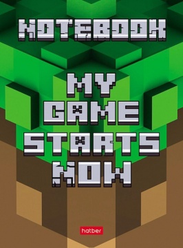 Блокнот А6 7БЦ  48л "Моя игра" кл., глянц.лам.