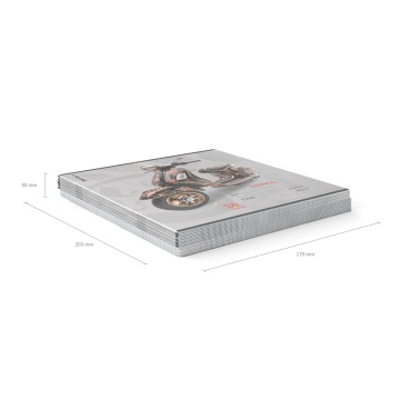 Тетрадь школьная ученическая ErichKrause Souvenir, 24 листа, клетка (в плёнке по 10 шт.)_MIX-PACK