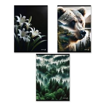 Тетрадь А4 80л кл. скоба Светоч "Твой край" БЕЗ ПОЛЕЙ