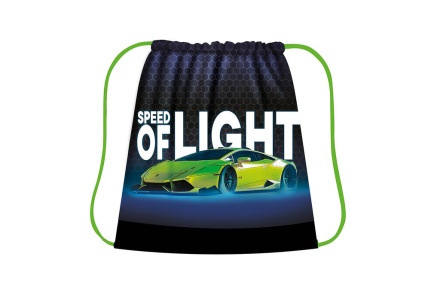 Мешок для обуви 1 отд, 420*340 "Зеленое авто"