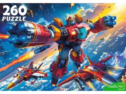 Пазлы 260 элементов 237*330мм. "Трансформеры в небе"