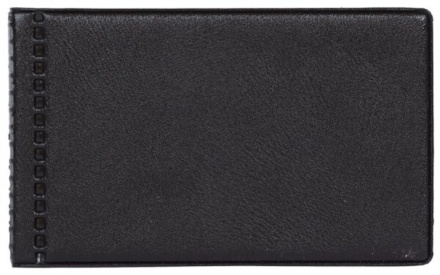 Визитница к/з на 28 визиток, чёрная