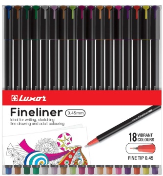 Набор капиллярных ручек "FINELINER NEO" 0.45мм, 12цв., европодвес