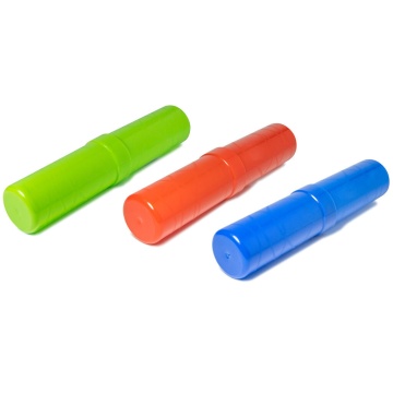 Пенал пластиковый тубус (140*20*20) "Ассорти"