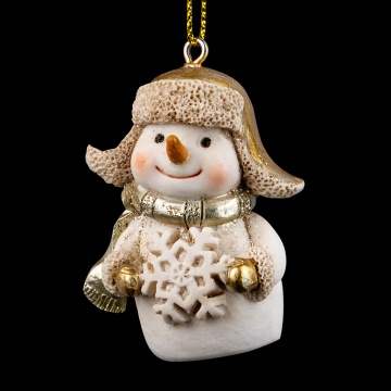 Украшение ErichKrause Decor Снеговик в шапке-ушанке 5см