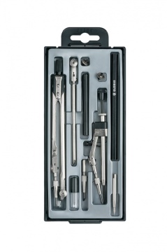 Готовальня Globus "Техника" 10 предм. сталь (футляр)