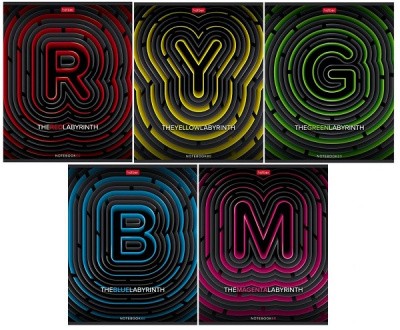 Тетрадь А5 80л ЛИН. Hatber "Лабиринт" выб.лак.