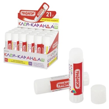 Клей-карандаш ПИФАГОР 21 г