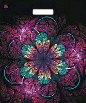 Пакет 45*38см (60мк) с вырубной укрепл. ручкой "Узорный цветок" Ламинат