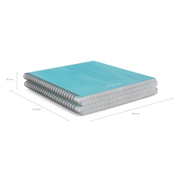 Тетрадь А5 80л кл. гребень Erich Krause "Vivid", пластик. обложка, ассорти