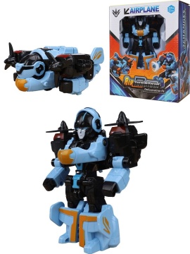Трансформер 21см "Самолет", цвет микс