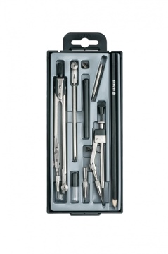 Готовальня Globus "Техника" 9 предм. сталь (футляр)