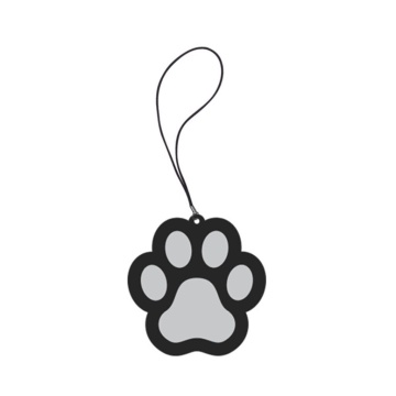 Брелок светоотражающий ПВХ " Paw" фигурный