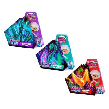 Набор для опытов Crazy Lab, ассорти