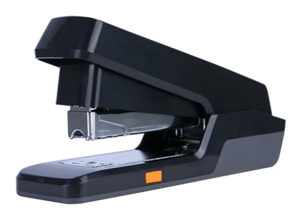 Степлер Deli 24/6, 26/6 на 30 листов, черный, 100 скоб, снижение усилия
