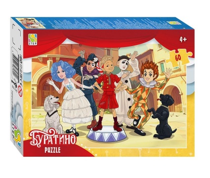 Пазлы   60 элементов  270*180мм  "Буратино" (АО "СТС")